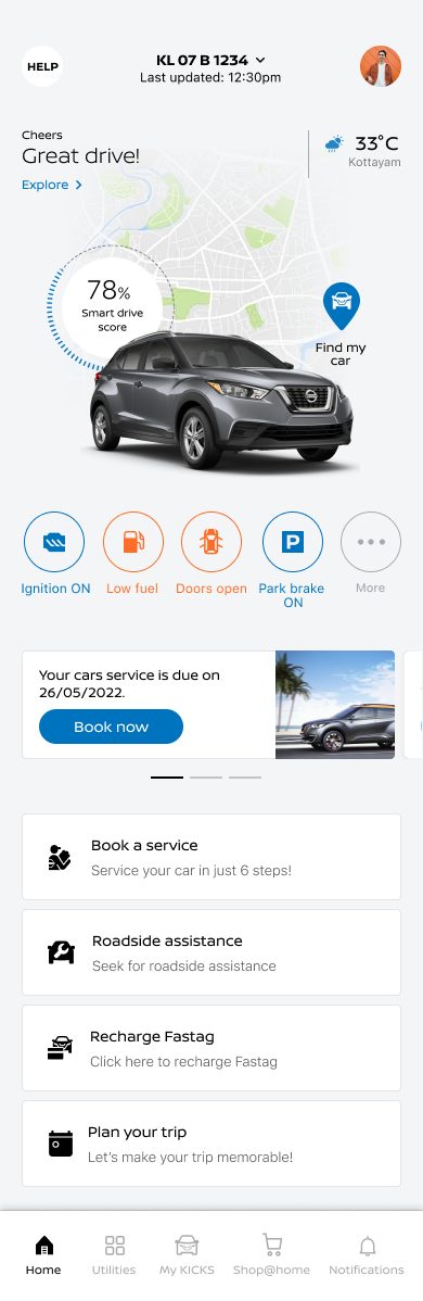 Light theme home