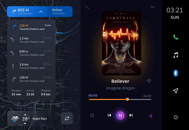 Map and music home