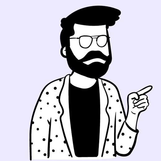 Illustrated portrait of Gokul