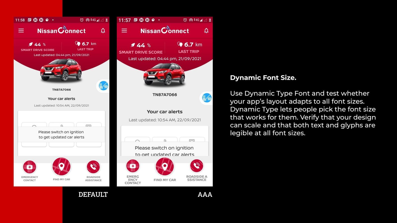 Dynamic font size test