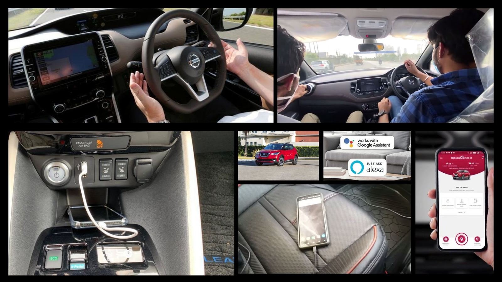 Field study photos inside cars
