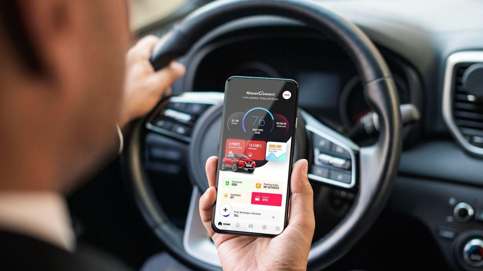 Concept in use in the car